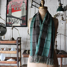Load image into Gallery viewer, 1950's FRINGE RAYON STOLE