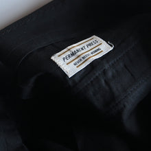 Load image into Gallery viewer, DEAD STOCK 1960's BLACK TAPARED SLACKS (SZ W34×L30)