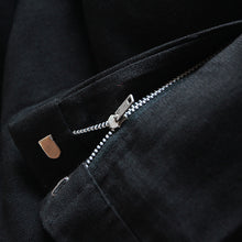 Load image into Gallery viewer, DEAD STOCK 1960's BLACK TAPARED SLACKS (SZ W34×L30)