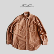 画像をギャラリービューアに読み込む, 1980's "L.L.BEAN" CHAMOIS CLOTH SHIRT (SZ LARGE / PINK BEIGE / GOOD CONDITION)