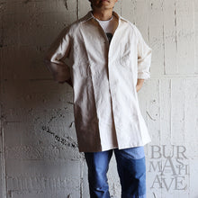 Load image into Gallery viewer, 1960's FRENCH WORK BUTCHER SMOCK (SZ UNISEX / DEADSTOCK→ONE WASH)