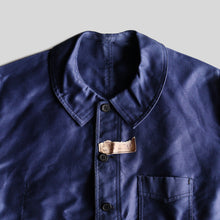 画像をギャラリービューアに読み込む, ~1940's FRENCH WORK MOLESKIN JACKET (SZ X-LARGE / DEADSTOCK)
