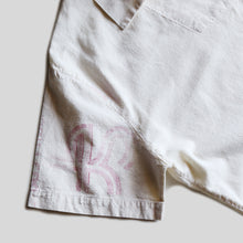 Load image into Gallery viewer, AROUND 1970's "ST.VINCENT" HANDMADE SMOCK (SZ LARGE / GOOD DESIGN)