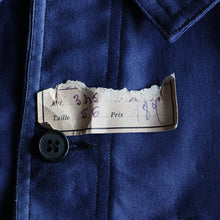 画像をギャラリービューアに読み込む, ~1940's FRENCH WORK MOLESKIN JACKET (SZ X-LARGE / DEADSTOCK)