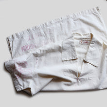 Load image into Gallery viewer, AROUND 1970's "ST.VINCENT" HANDMADE SMOCK (SZ LARGE / GOOD DESIGN)