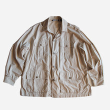 Load image into Gallery viewer, "THE J.PETERMAN COMPANY" COTTON POPLIN SAFARI SHIRT (X-LARGE)