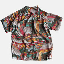 Load image into Gallery viewer, 1950's PICTURE PATTERN S/S RAYON SHIRT (MEDIUM) MINT CONDITION