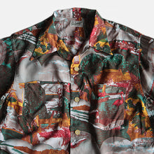 Load image into Gallery viewer, 1950's PICTURE PATTERN S/S RAYON SHIRT (MEDIUM) MINT CONDITION