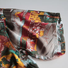 Load image into Gallery viewer, 1950's PICTURE PATTERN S/S RAYON SHIRT (MEDIUM) MINT CONDITION