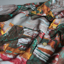 Load image into Gallery viewer, 1950's PICTURE PATTERN S/S RAYON SHIRT (MEDIUM) MINT CONDITION