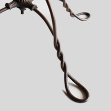 Load image into Gallery viewer, ANTIQUE COPPER TWISTED WIRE STOOL
