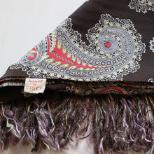 Load image into Gallery viewer, AROUND 1950's "CISCO" RAYON FRINGE STOLE (GOOD CONDITION)