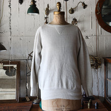 画像をギャラリービューアに読み込む, 1950's COTTON SWEAT SHIRT (SZ LARGE) / FRONT V)
