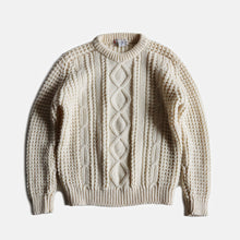 画像をギャラリービューアに読み込む, OLD FISHERMAN WOOL SWEATER (MADE IN IRELAND) SZ MEDIUM
