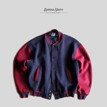 Load image into Gallery viewer, 1990's "FRUIT OF THE LOOM" STADIUM JACKET (SZ LARGE / COTTON SEWAT / GOOD CONDITION)