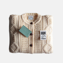 画像をギャラリービューアに読み込む, N.O.S VINTAGE "BONNER OF IRELAND" ALAN KNIT BUTTON UP CARDIGAN (LARGE)