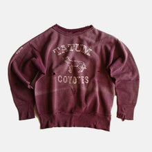 Load image into Gallery viewer, 1950's FADED COTTON SWEAT SHIRT WITH BACK GAZETTE (SMALL)