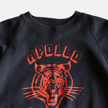 画像をギャラリービューアに読み込む, 1980's PRINTED SWEAT SHIRT (SZ XL / BLACK COLOR / MINT CONDITION)