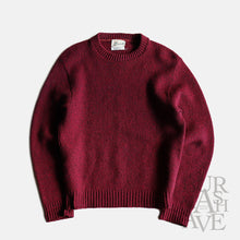 Load image into Gallery viewer, 1960's SHETLAND WOOL CREW NECK SWEATER (SZ MEDIUM / GOOD CONDITION)