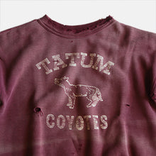 Load image into Gallery viewer, 1950's FADED COTTON SWEAT SHIRT WITH BACK GAZETTE (SMALL)