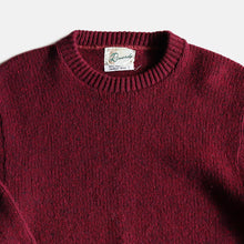 Load image into Gallery viewer, 1960's SHETLAND WOOL CREW NECK SWEATER (SZ MEDIUM / GOOD CONDITION)