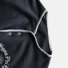 Load image into Gallery viewer, 1960's HENRY NECK COTTON S/S SWEAT (SZ LARGE / BLACK COLOR)