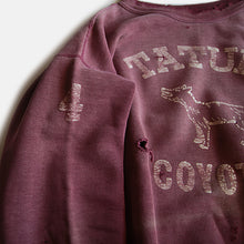 Load image into Gallery viewer, 1950's FADED COTTON SWEAT SHIRT WITH BACK GAZETTE (SMALL)