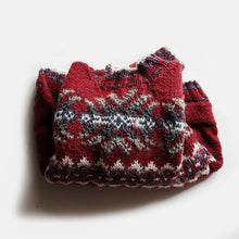 Load image into Gallery viewer, OLD NORDIC WOOL SWEATER (SZ LARGE / GOOD PATTERN)