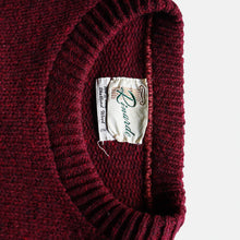 Load image into Gallery viewer, 1960's SHETLAND WOOL CREW NECK SWEATER (SZ MEDIUM / GOOD CONDITION)