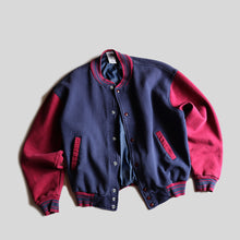 Load image into Gallery viewer, 1990's "FRUIT OF THE LOOM" STADIUM JACKET (SZ LARGE / COTTON SEWAT / GOOD CONDITION)