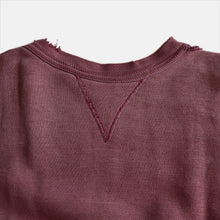 Load image into Gallery viewer, 1950's FADED COTTON SWEAT SHIRT WITH BACK GAZETTE (SMALL)
