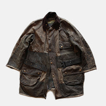 Load image into Gallery viewer, 1960's~ "BARBOUR" SOLWAY ZIPPER (AMAZING PATCH WORK) SZ 40