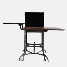 Load image into Gallery viewer, ANTIQUE "TOLEDO" JAPANNED TYPEWRITER INDUSTRIAL TABLE
