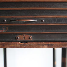 Load image into Gallery viewer, ANTIQUE "TOLEDO" JAPANNED TYPEWRITER INDUSTRIAL TABLE