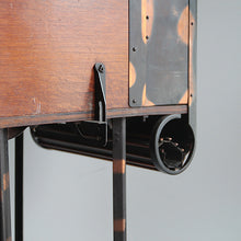 Load image into Gallery viewer, ANTIQUE "TOLEDO" JAPANNED TYPEWRITER INDUSTRIAL TABLE