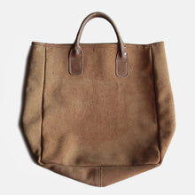 画像をギャラリービューアに読み込む, 1980's "BROOKSTONE" SUEDE LEATHER TOTE (LARGE)