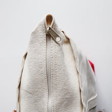 画像をギャラリービューアに読み込む, N.O.S "GRASS COURT COLLECTION" CANVAS TOTE BAG WITH LEATHER HUNDLE
