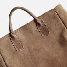 画像をギャラリービューアに読み込む, 1980's "BROOKSTONE" SUEDE LEATHER TOTE (LARGE)