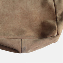 画像をギャラリービューアに読み込む, 1980's "BROOKSTONE" SUEDE LEATHER TOTE (LARGE)