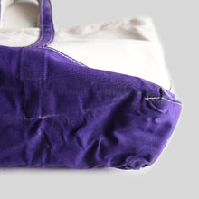 Load image into Gallery viewer, 1980's "L.L.BEAN" CANVAS TOTE BAG (SZ LARGE / PURPLE / GOOD CONDITION)
