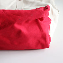 画像をギャラリービューアに読み込む, N.O.S "GRASS COURT COLLECTION" CANVAS TOTE BAG WITH LEATHER HUNDLE