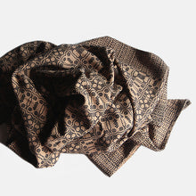 Load image into Gallery viewer, VINTAGE TABLECLOTH (BLACK & BROWN)