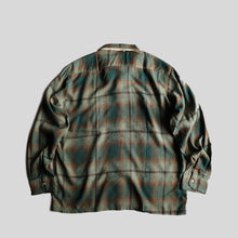 画像をギャラリービューアに読み込む, 1960's "TOWN CRAFT" RAYON BOX SHIRT (SZ LARGE / DEADSTOCK)