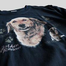 Load image into Gallery viewer, 2000's "GOLDEN RETRIEVER" BLACK COTTON T-SHIRT (SZ XL / MINT CONDITION)