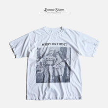 Load image into Gallery viewer, 1990's "WHO'S ON FIRST" PICTURE T-SHIRT (SZ ABOUT XL / GOOD CONDITION)