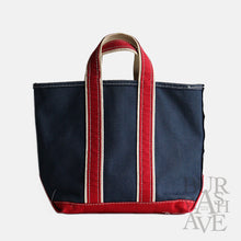 画像をギャラリービューアに読み込む, 1980's "L.L.BEAN" DELUXE TOTE (SZ MEDIUM / NAVY×RED / NEAR DEADSTOCK)