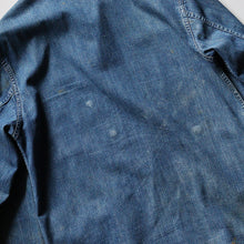 画像をギャラリービューアに読み込む, 1940's "U.S.ARMY" DENIM CHORE JACKET (SZ MEDIUM / AS IS CONDITION)