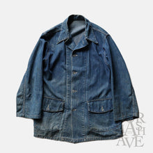 画像をギャラリービューアに読み込む, 1940's "U.S.ARMY" DENIM CHORE JACKET (SZ MEDIUM / AS IS CONDITION)
