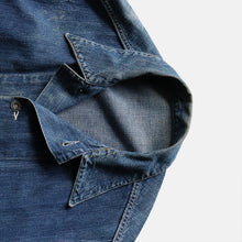画像をギャラリービューアに読み込む, 1940's "U.S.ARMY" DENIM CHORE JACKET (SZ MEDIUM / AS IS CONDITION)