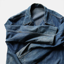 画像をギャラリービューアに読み込む, 1940's "U.S.ARMY" DENIM CHORE JACKET (SZ MEDIUM / AS IS CONDITION)